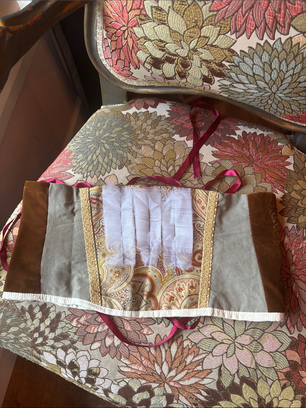 Emily clay Bohemian Paisley corset/belt